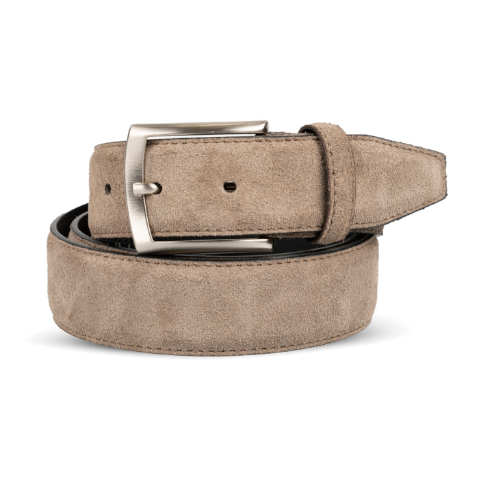 Cintura in pelle suede