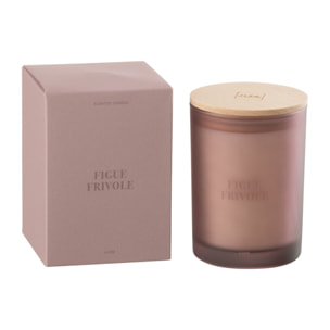 J-Line bougie parfumée Accords Essentiels - Figue Frivole - mauve - 38H