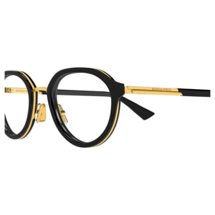Gafas de Vista Bottega Veneta BV1375O-001 de Acetato Hombre 50 mm