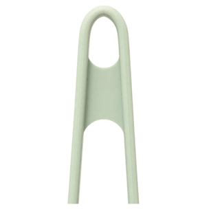 Pince à toast Horizon L6cm vert en silicone