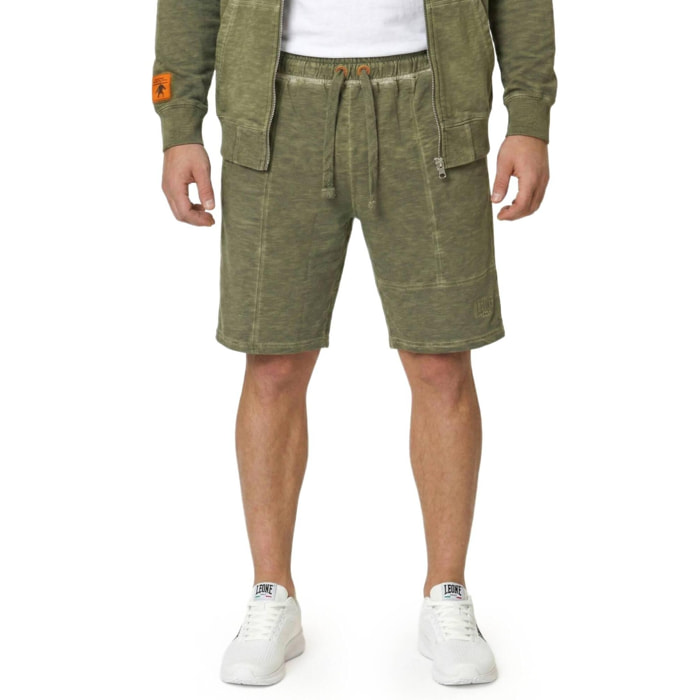 Bermudas de hombre con efecto desgastado