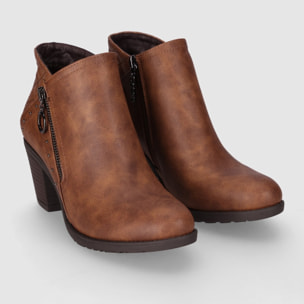 Botines - Cuero/Lg.Brown - Tacón: 7 cm