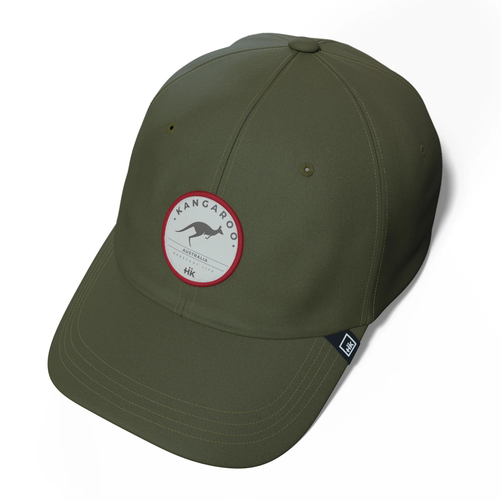 Gorras Hanukeii Kangaroo Green / Red