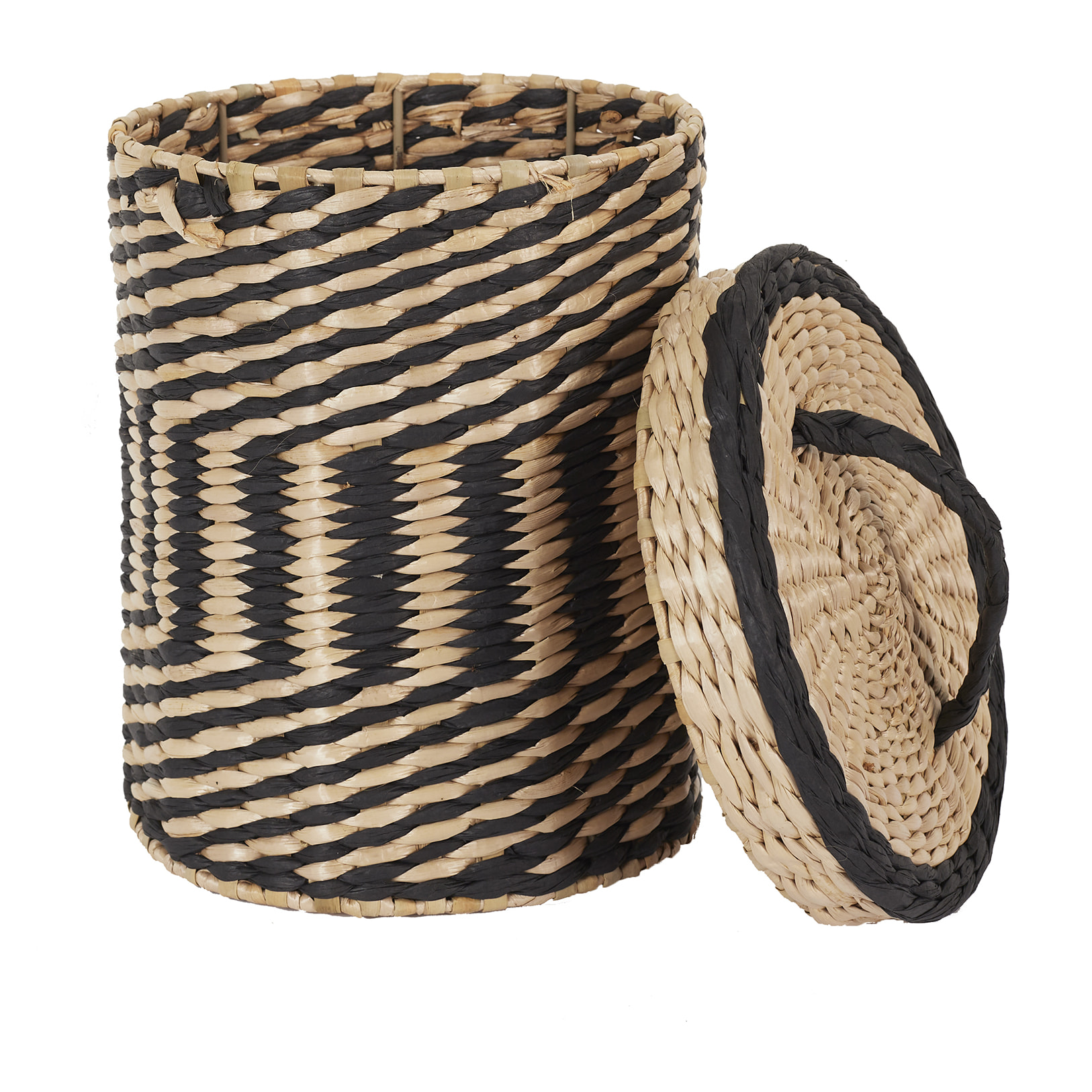 Panier Tresse Avec Couvercle X2