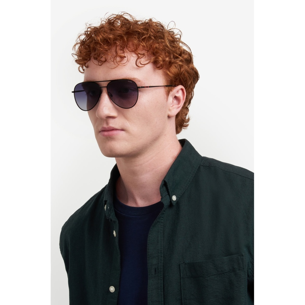 Gafas de Sol Hugo HG 1318/S 003 de Metal Hombre 59 mm