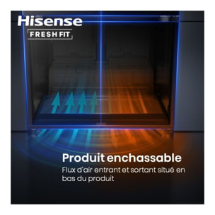 Réfrigérateur multi portes HISENSE RQ768N4GBE freshfit