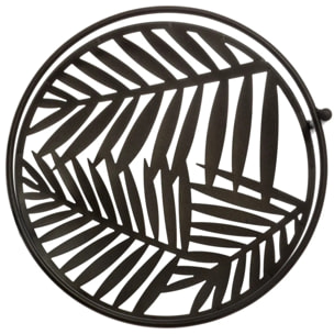 Set de 3 portes plantes noir L49cm