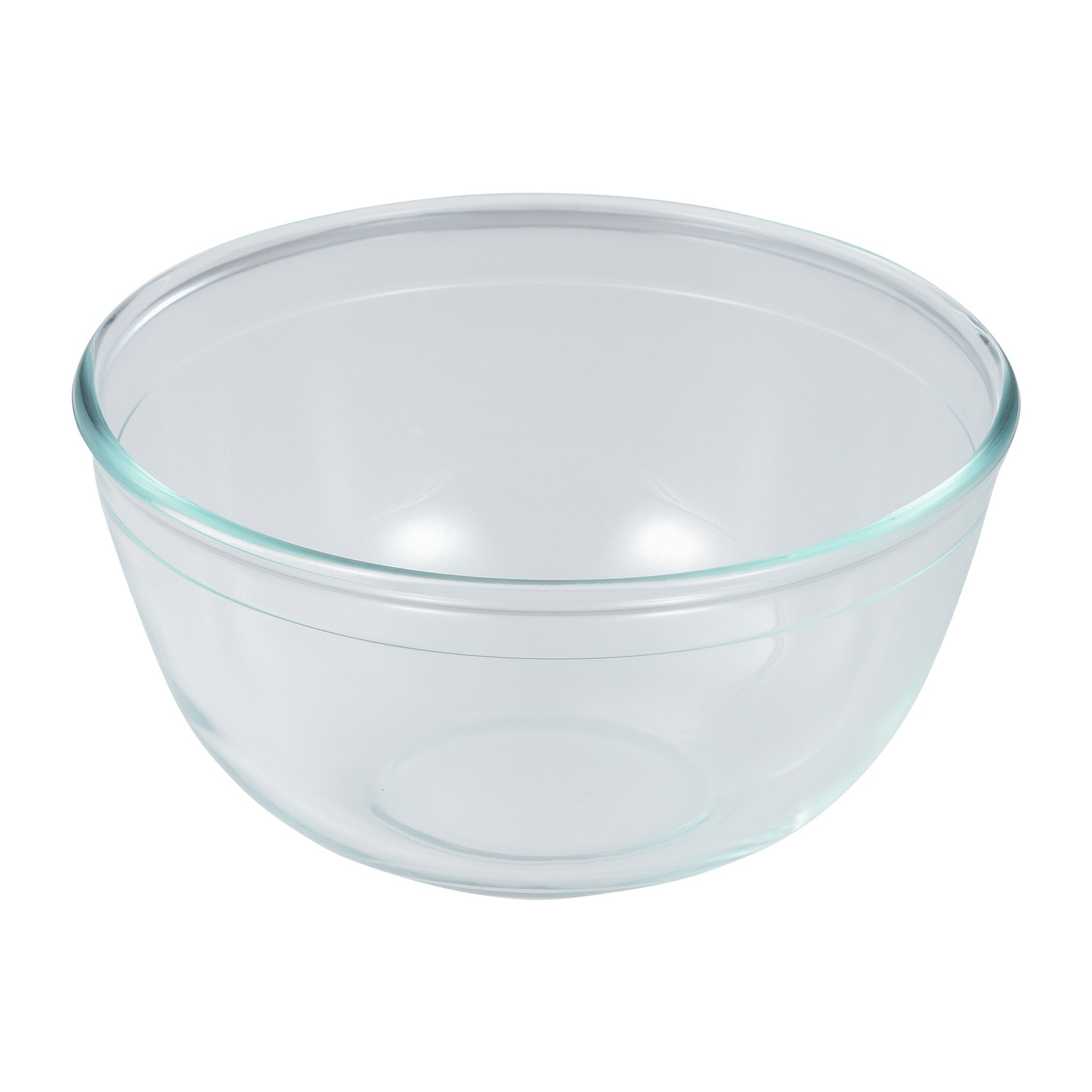 Bol de mezclas de vidrio borosilicato, recipiente resistente para cocina y repostería