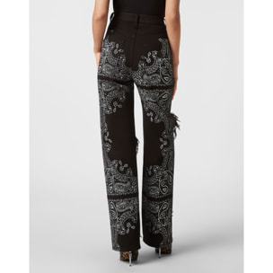 PHILIPP PLEIN Vaqueros de pata ancha PAISLEY