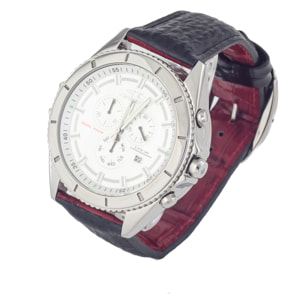 Reloj Chronotech CT7636M-02 Hombre Analogico Cuarzo con Correa de Piel