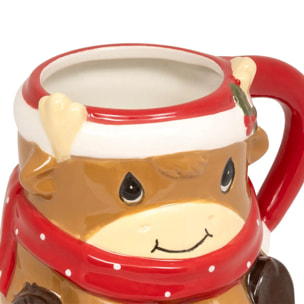 Mug forme renne de Noël 35 cl