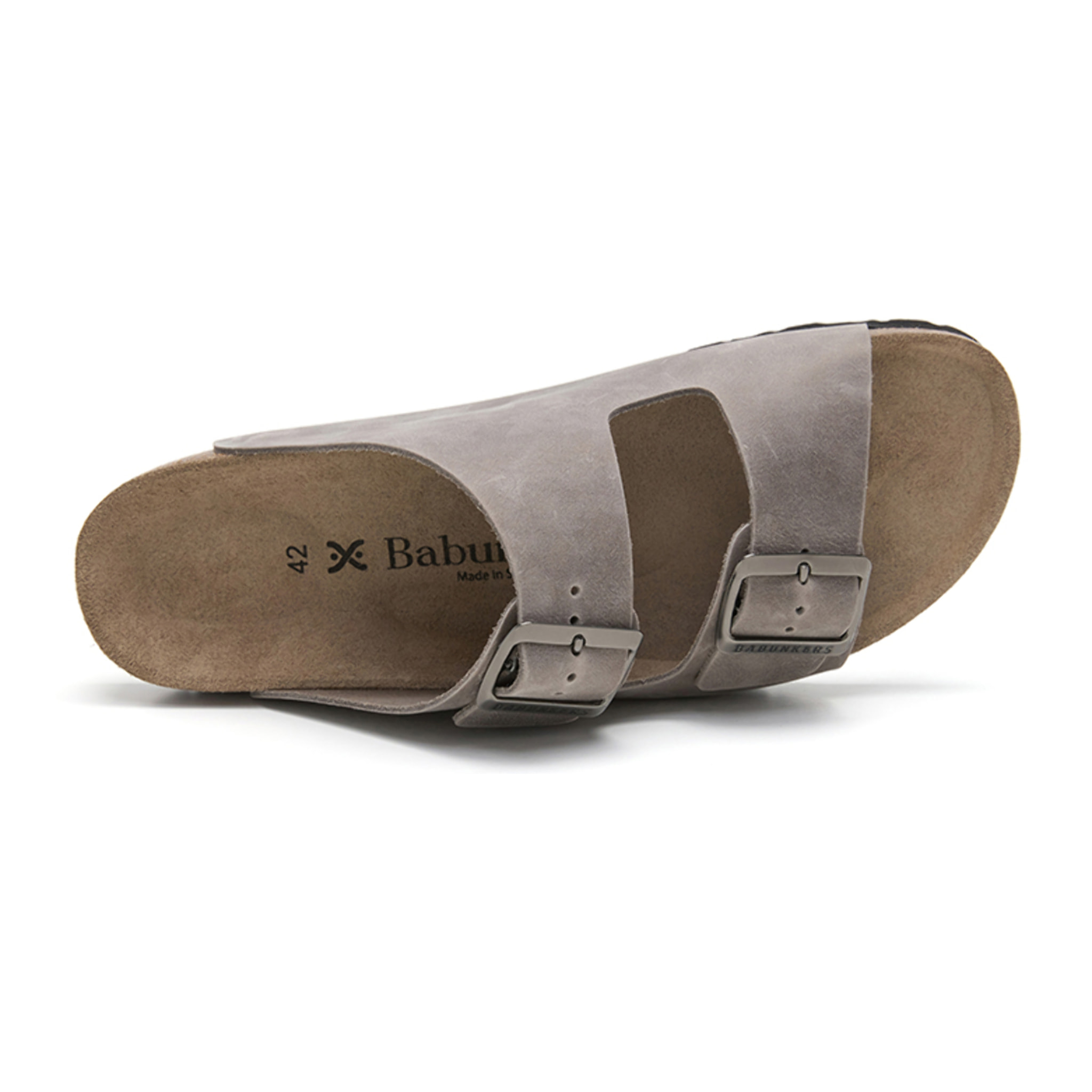 SANDALIA BABUNKERS GRIS