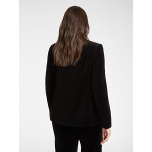 Elena Mirò - Blazer de terciopelo - Negro