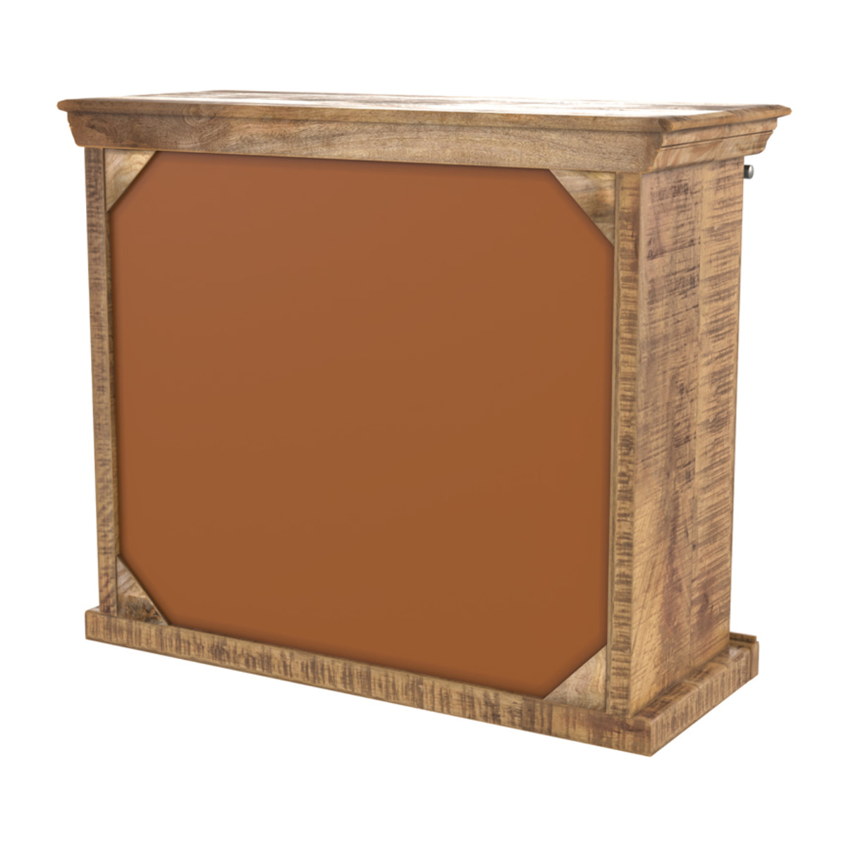 Petit buffet en bois et métal 1 porte 3 tiroirs - Tabuk