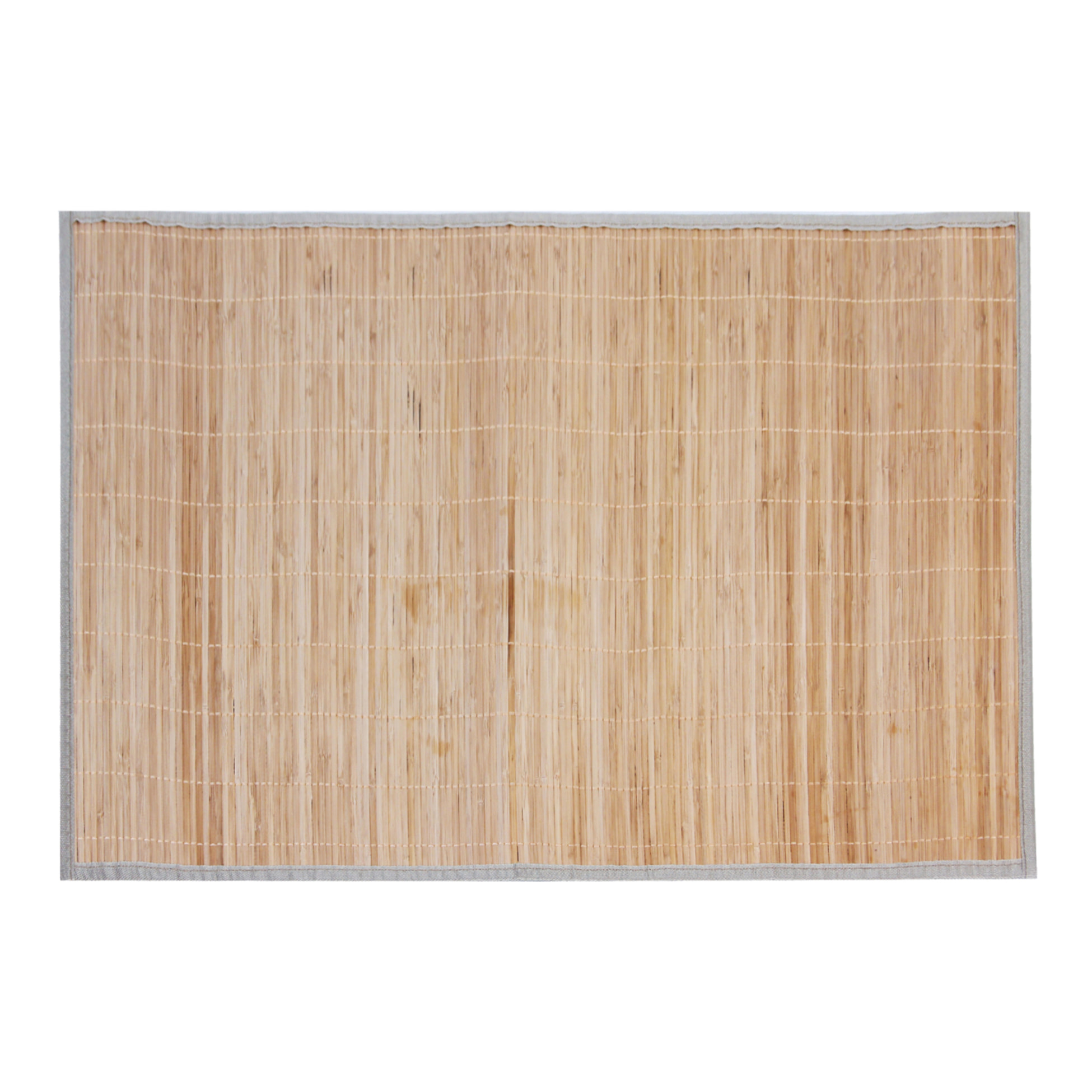 Tapis de cuisine en bambou à fines lamelles - Naturel