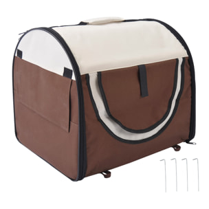 Sac de transport chien caisse pliable chien avec coussin amovible