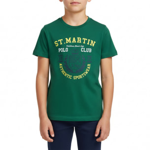 T-shirt con stampa logo