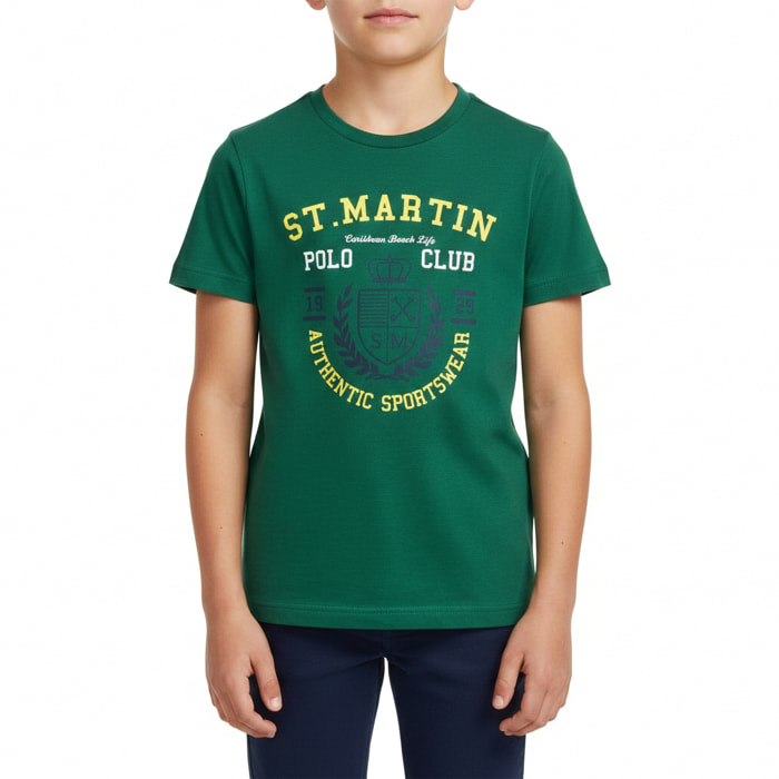 T-shirt con stampa logo