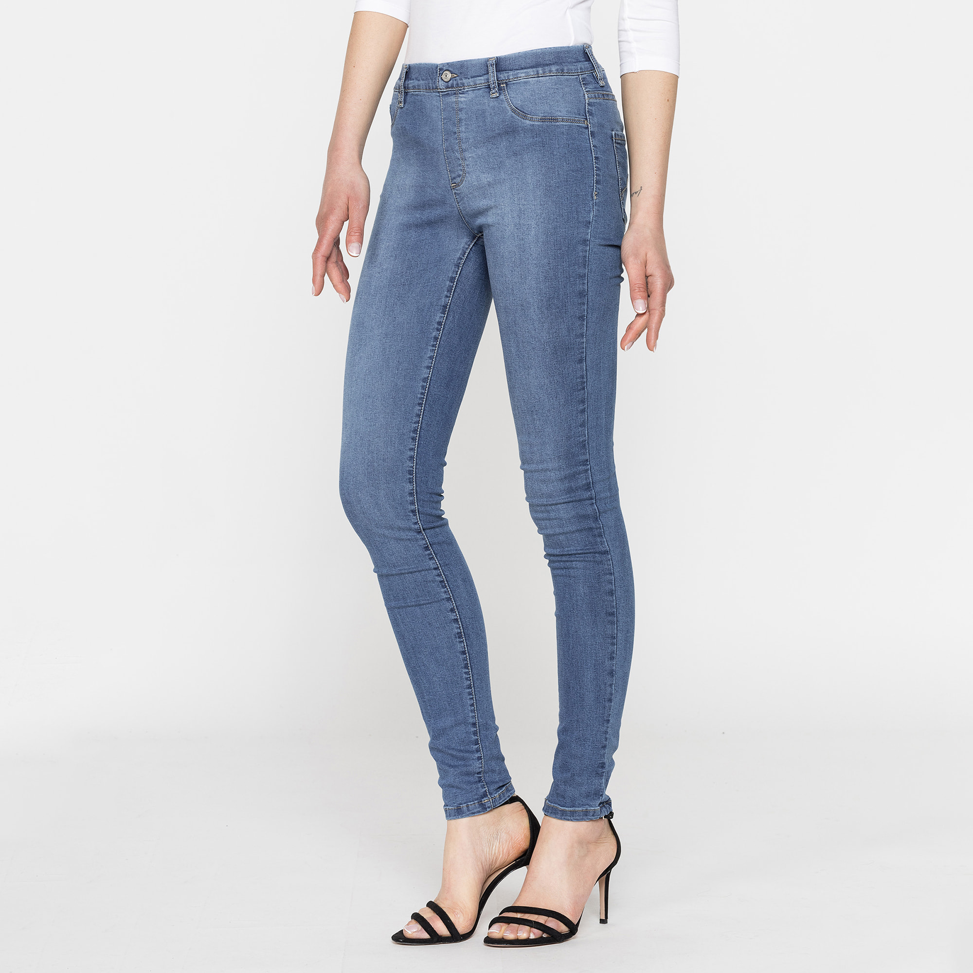 LEGG-JEANS DONNA denim super stretch