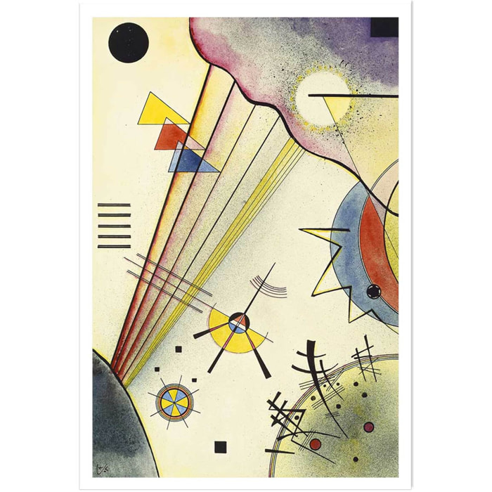 Affiche Clear Connection par Wassily Kandinsky Affiche seule