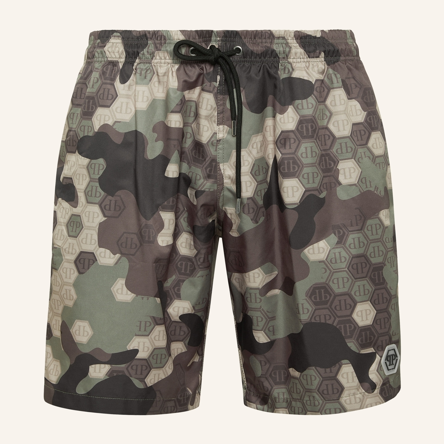 PHILIPP PLEIN Swim Trunks CAMOUFLAGE