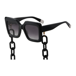 Occhiali da sole OCEAN NEW ERA 5 - montatura nera lucida con lenti grigie sfumate