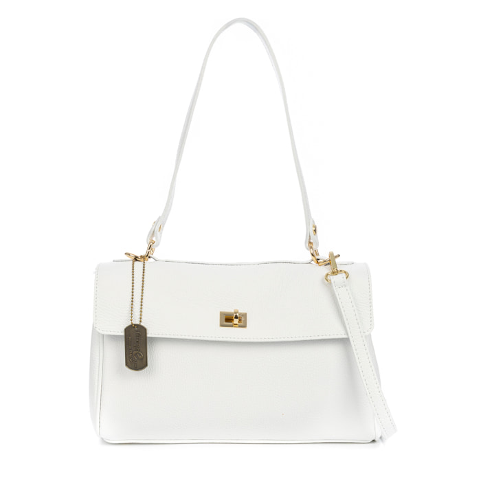 Azeglio bolso bandolera mujer. Piel auténtica Dollaro.