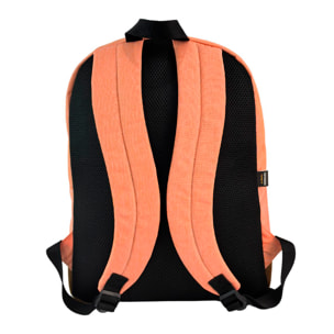 Mochila Americano Ranking Coral. Compartimento portalaptop. Espaldera acolchada.