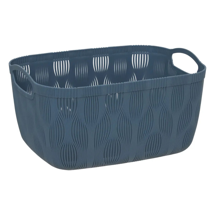 Panier à linge Leaf 15L rose clair