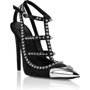 PHILIPP PLEIN Sandali con tacchi alti SKULL