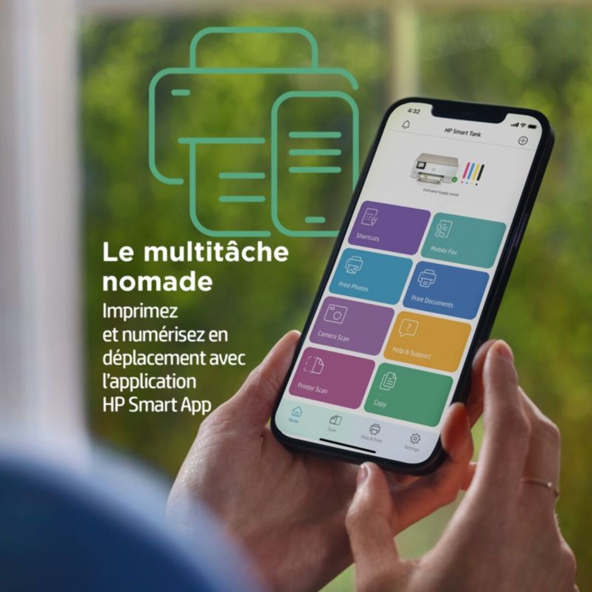 Imprimante jet d'encre HP Envy Inspire 7224e éligible Instant Ink