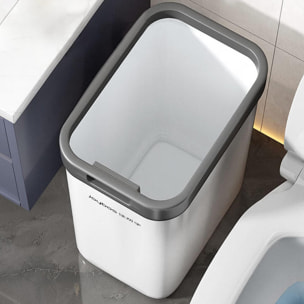 Joybos cubo de basura con soporte de pared abierto blanco