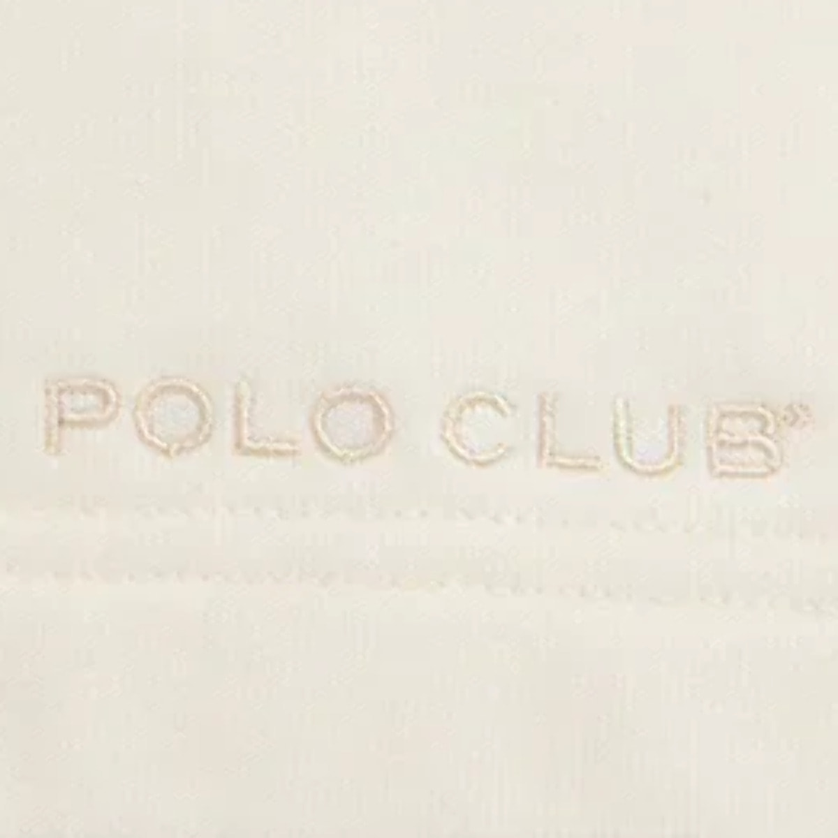 Bermuda jogger ecrù con logo Polo Club