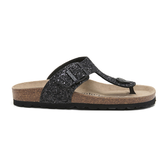 SANDALIA BABUNKERS NEGRO
