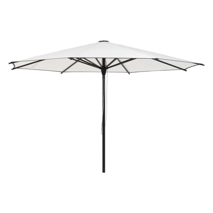 Parasol droit rectangulaire inclinable "Maluvia" blanc 3,5m