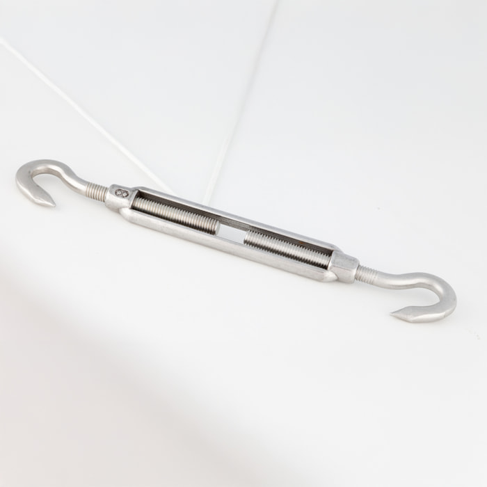 Tendeur inox réglable pour voile d’ombrage - Argent