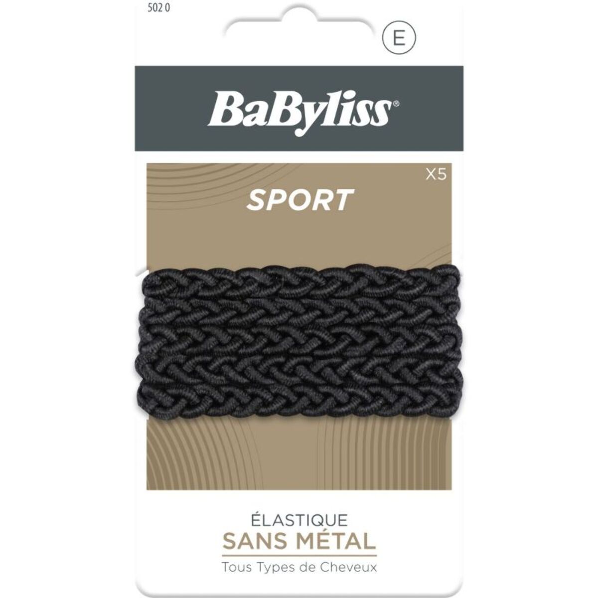 Elastique cheveux BABYLISS sans métal X5