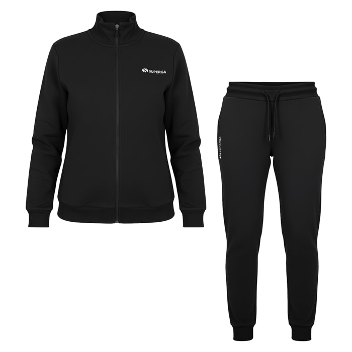 Tuta Donna SUPERGA Cotone Felpato Full Zip