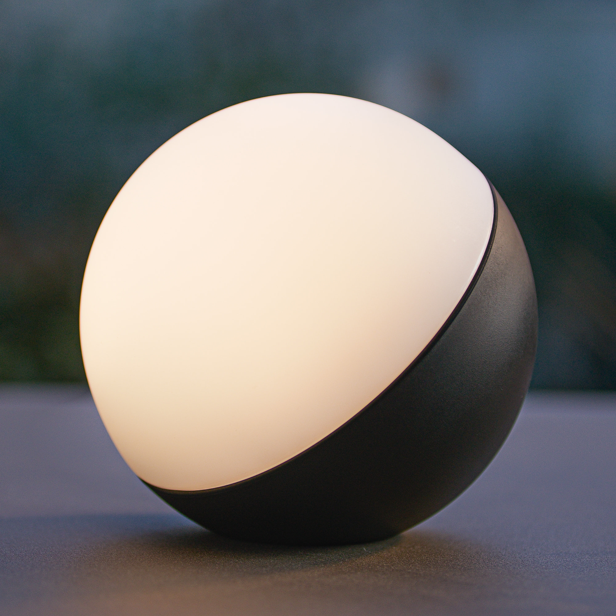 FORLIGHT Sobremesa Ip44 Sphere Led 1,5W 2700K Negro 85Lm