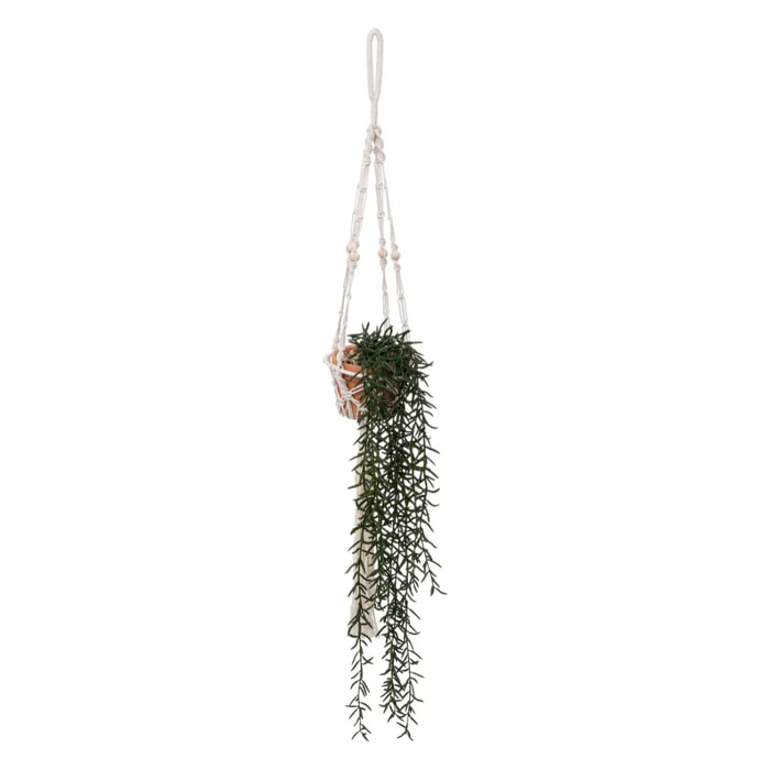 Plante artificielle "Ali" rose terracotta H90cm