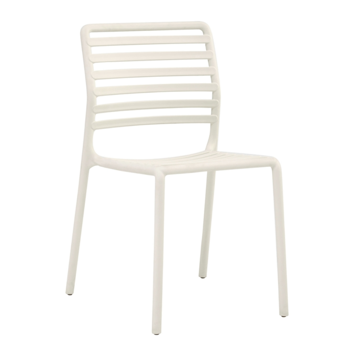 Set da 4 sedie da giardino in polipropilene bianca – Lagos