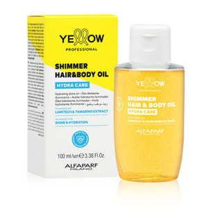 ALFAPARF Yellow Hydra Care Shimmer Hair & Body Oil 100ml