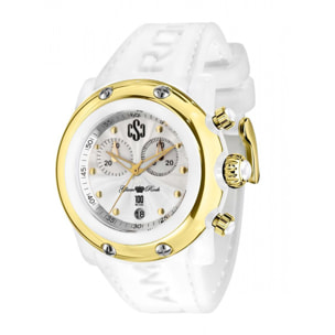 Reloj Glam Rock GR62108 Mujer Analogico Cuarzo ronda swiss made con Correa de Silicona