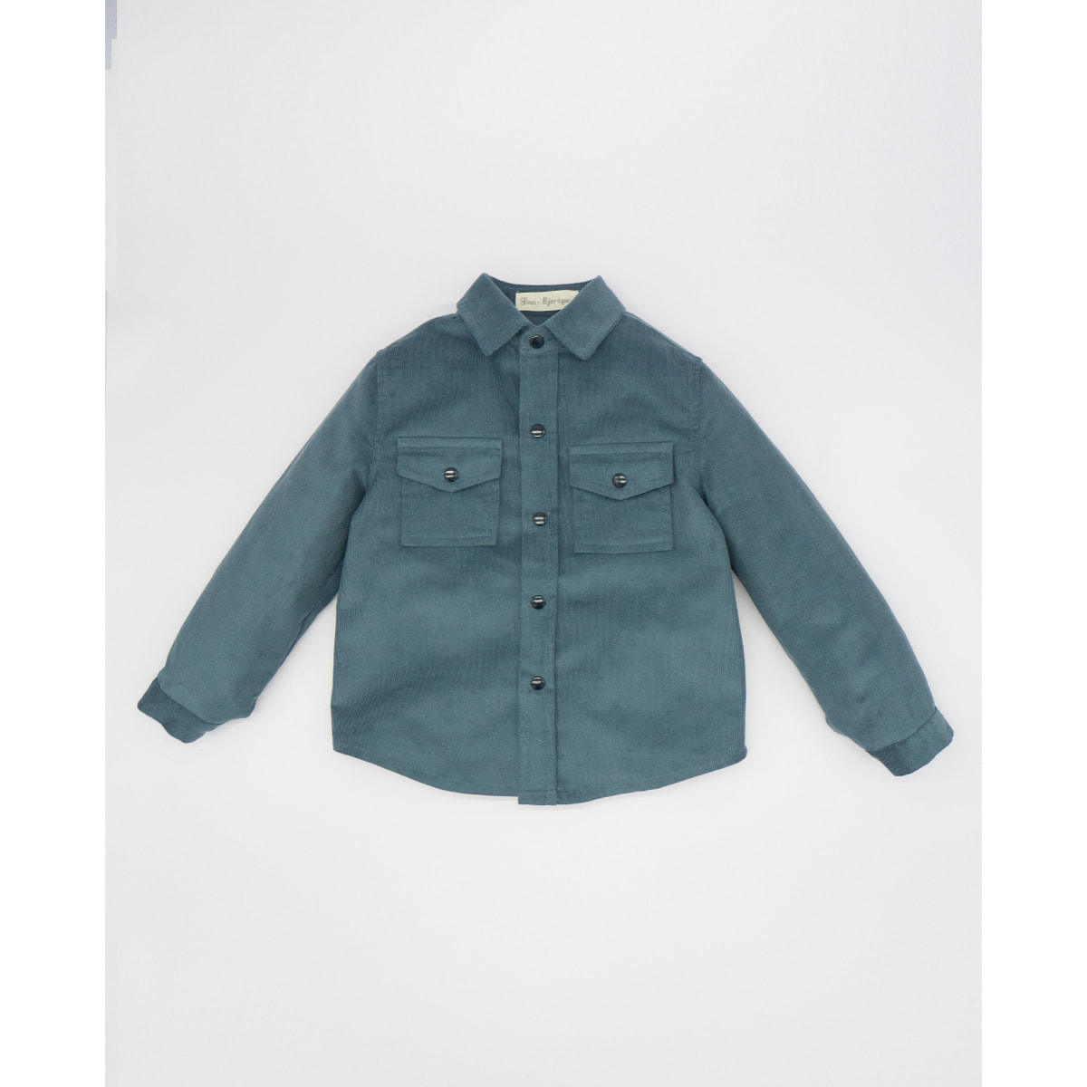 CAMISA CUELLO CAMISERO PANA AZUL