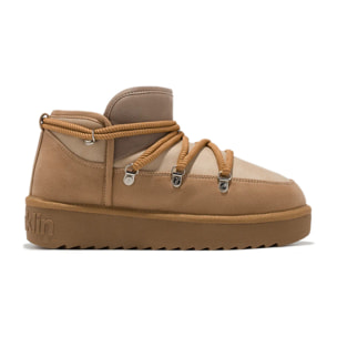 Botas de Mujer Estilo Australianas Nordic Trk Low Beige
