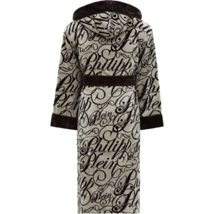 PHILIPP PLEIN Hooded Bathrobe Signature