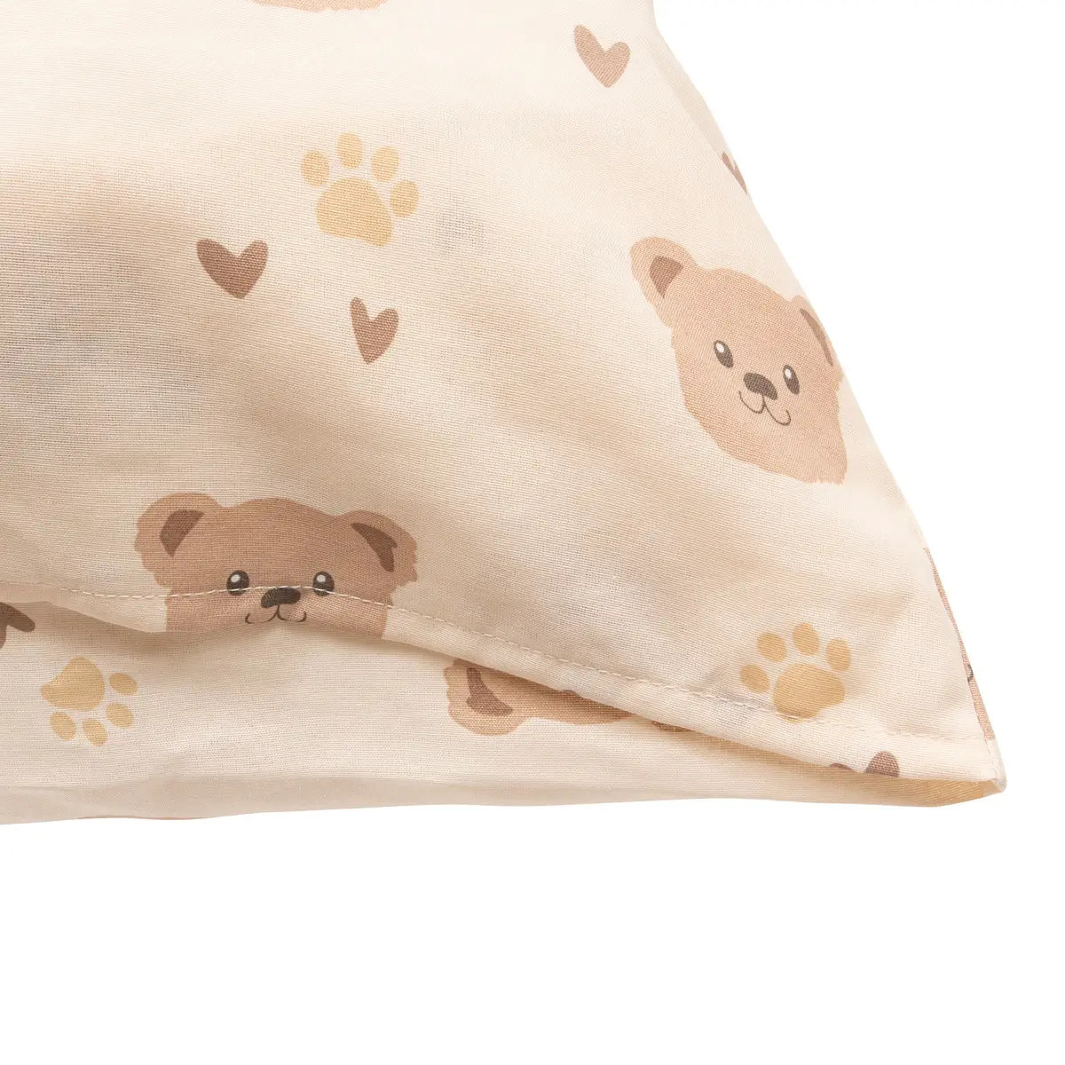 Parure de lit imprimée Billie 140x200 motif ours