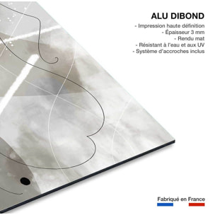 Tableau abstrait et soft line n°1 Tableau alu Dibond