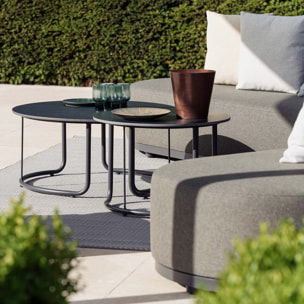 Salon de jardin Lagos gris anthracite Gescova