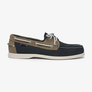 Sebago - Docksides Uomo Blu - Portland Spinnaker Nubuck